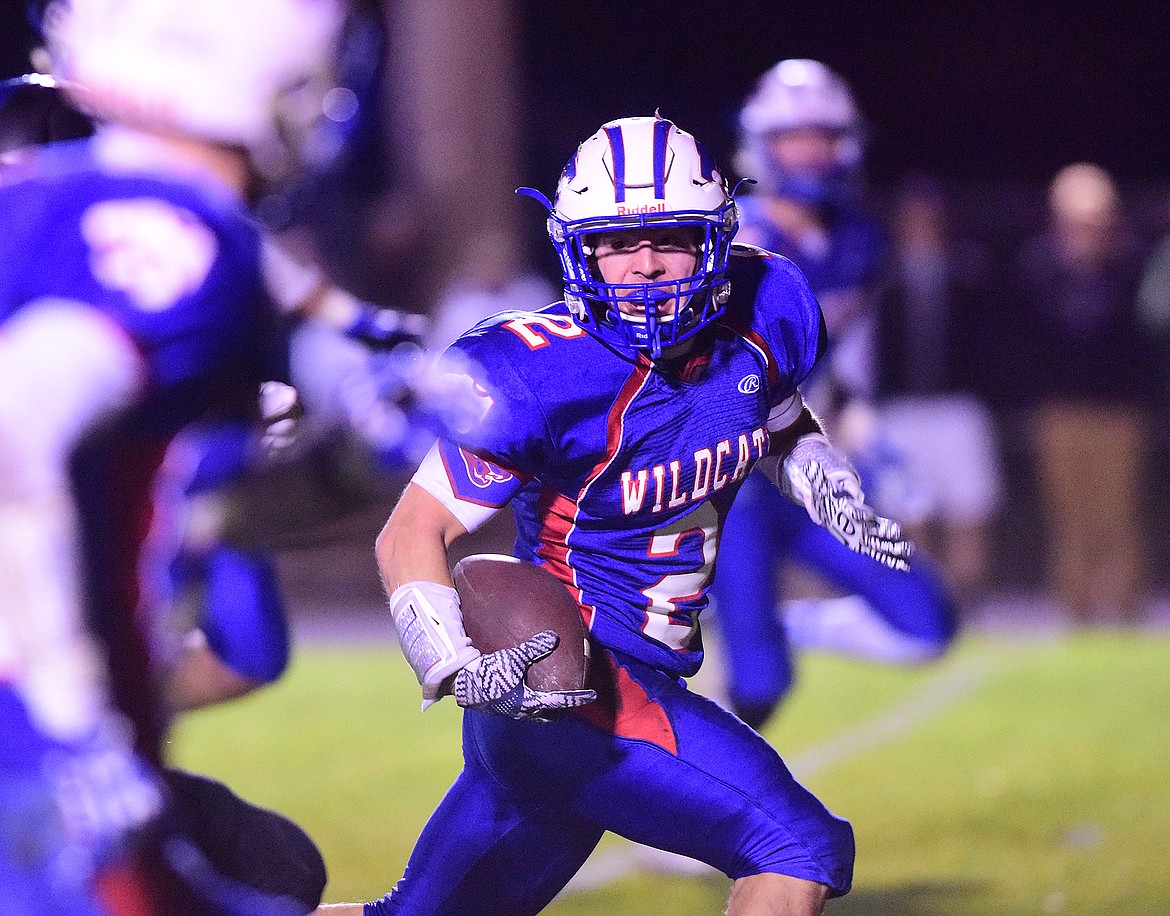 Braxton Reiten races to the end zone against Corvallis last week.