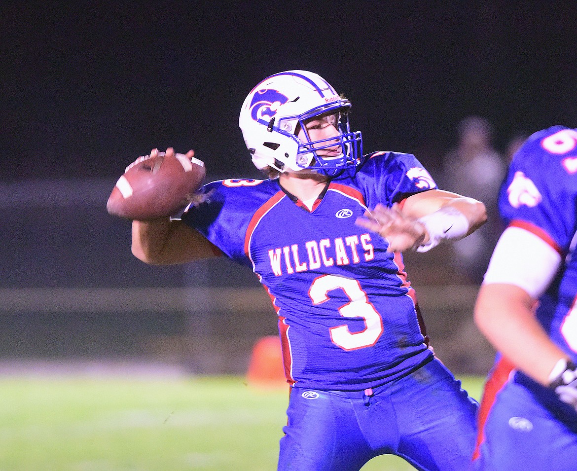 Dakota Bridwell set a new Class A record with eight touchdown passes in a game.