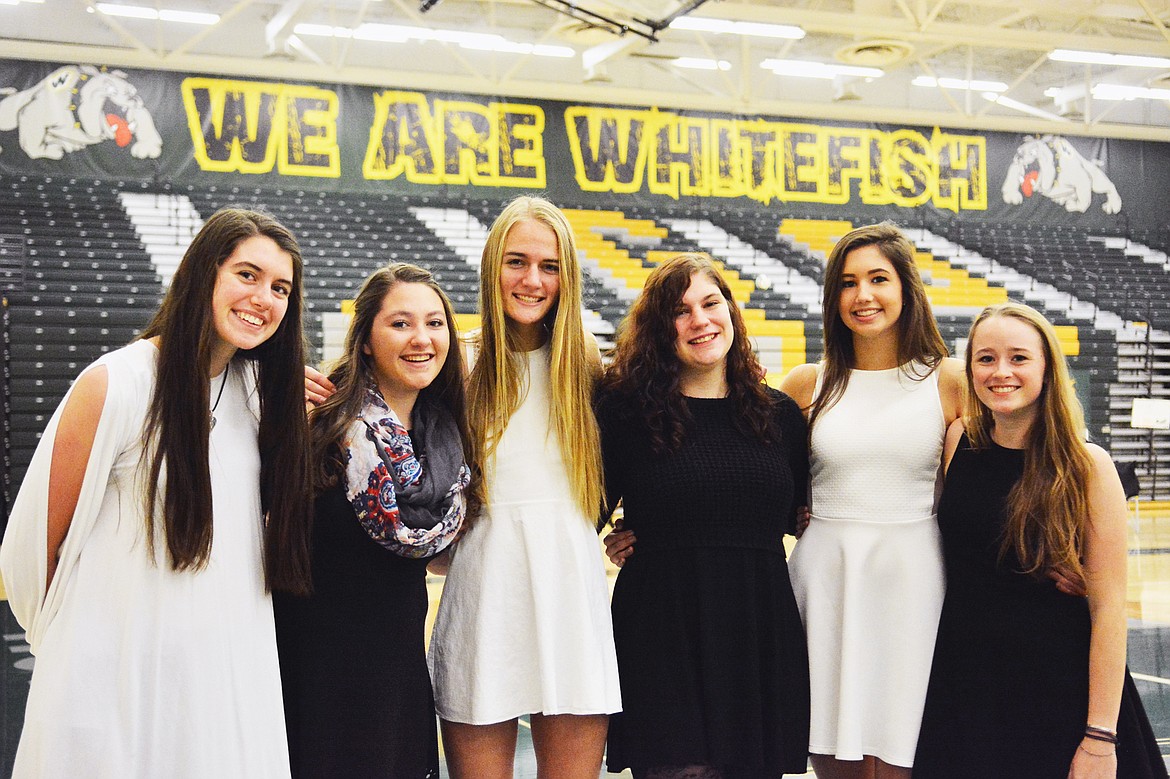 Whitefish&#146;s senior players were honored at Saturday&#146;s match. Seniors include: Murielle Kruger, Amara McDaniel (manager), Kate Doorn, Savannah Krause (manager), Nina Thew and Hannah Freudenberger (manager).