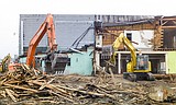 Davall Building comes down; dated back to 1890s