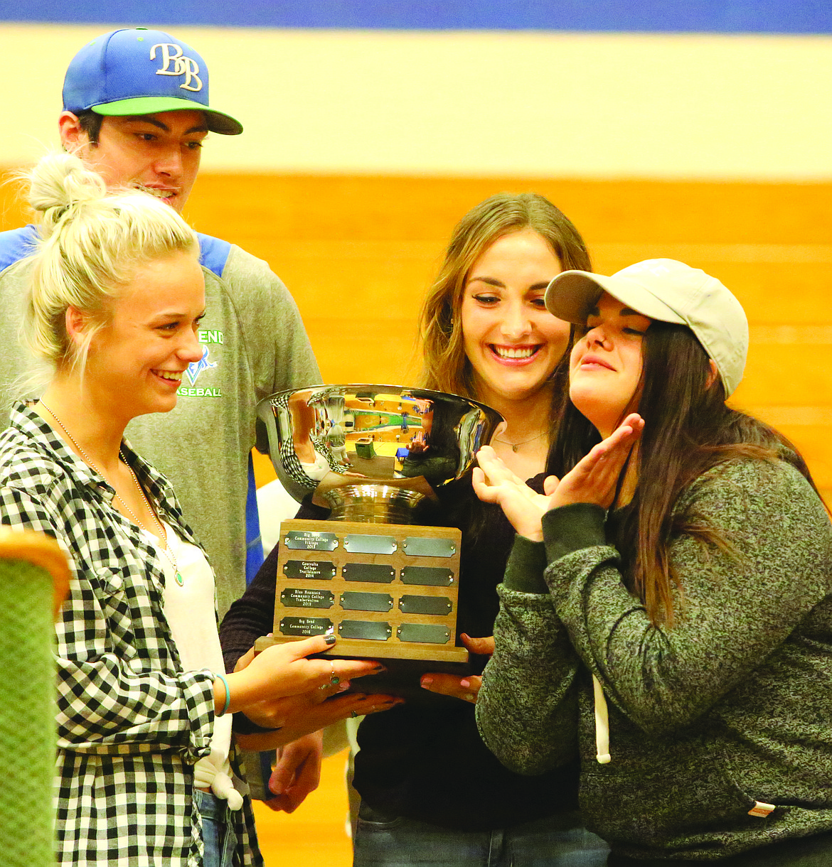 Connor Vanderweyst/Columbia Basin Herald
Big Bend Community College received its second President's Cup in four years Monday at DeVries Activity Center.