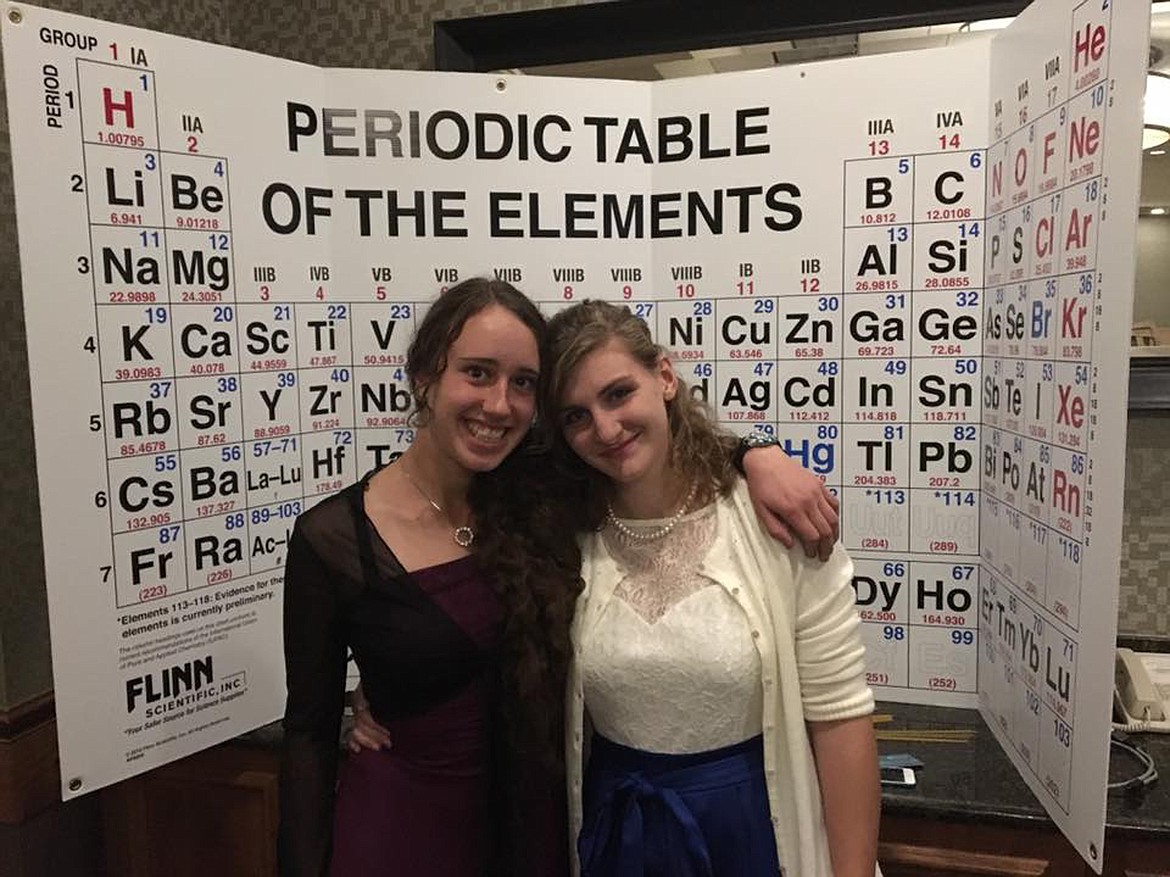 MADELINE SNELL and Tressa Lyscio, both from Sanders County, attended the 4-H Club Fall Ambassador Training from Oct. 20-22 in Bozeman. The theme of the weekend was &#147;Discover Your Element.&#148; (Courtesy photo)