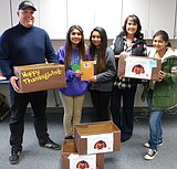 Chief Moses class project provides Thanksgiving baskets