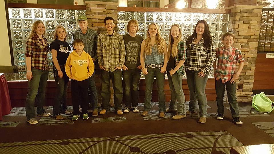 St. Regis FFA members who travel to the John Deere Ag Expo in Bozeman. Pictured from left, Anna Sanford, Madison Hill, Jakob Lohman, Jacob Jasper, Travis Jaquez, Josh Drobney, Emma Hill, Kylie Thompson, Virginia English and Zech Flandreu. (Photo courtesy of St. Regis FFA)