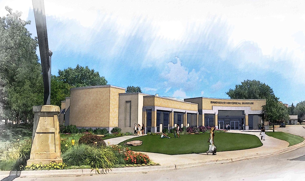 Courtesy of the Idaho State Historical Society
This rendering of the Idaho State Historical Museum shows what it will look like when it opens in spring 2018. It will be about 16,000 feet larger than the original facility, which Jim Hawkins&#146; grandma Ora was instrumental in establishing when she was state historian in 1941.