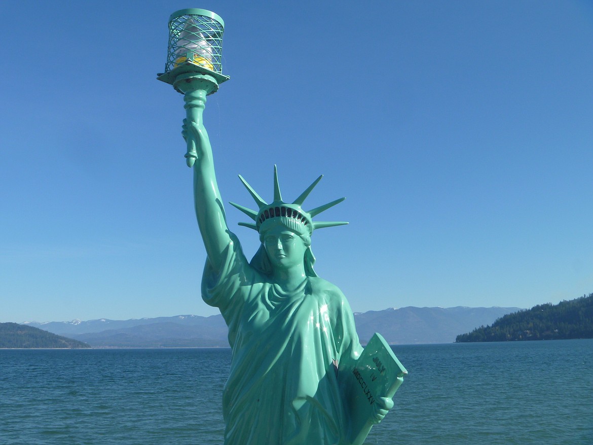 &#151;Photo courtesy JACK STAFF
&#147;Sunshine, the Big Lake and the light of Liberty &#151; how very blessed we are here in north Idaho,&#148; wrote Jack Staff in submitting this Best Shot.