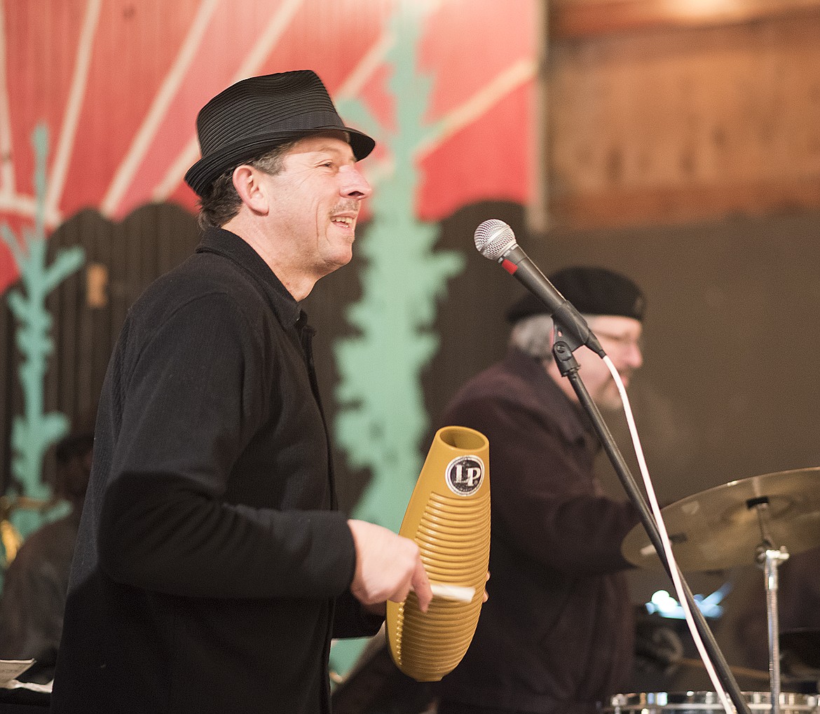 Cocinando performs at the Coop after the parade.