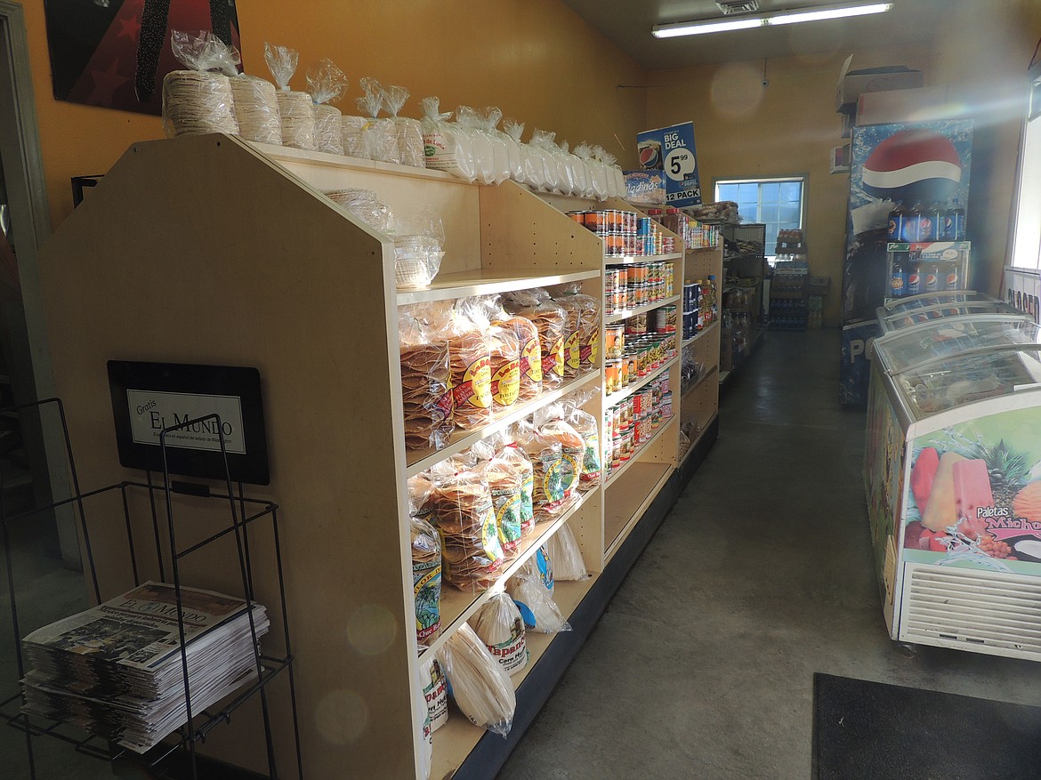 Ted Escobar/The Sun Tribune 
Three tortilla factories (tortiller&iacute;as) Rallito de Luna, in Mattawa, Pasco and Othello, offer a small selection of groceries and specialties.