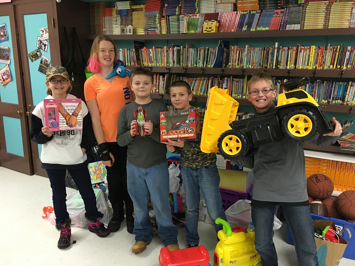 &#151;Courtesy photo
The fifth grade Leadership Team did a great job at collecting toys for those less fortunate.