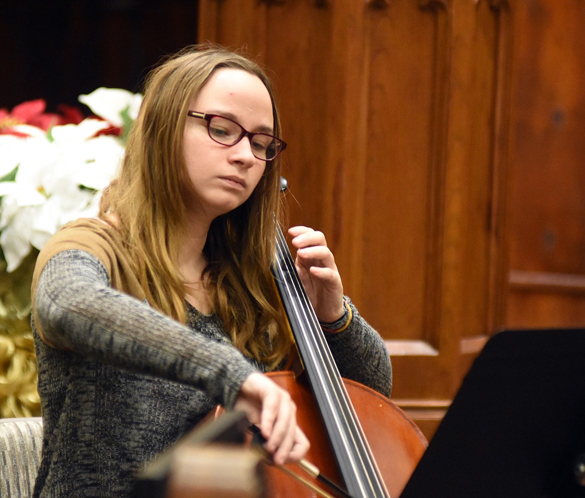 Abigail Wambeke plays during the North Valley Music School recital Friday evening at First Presbyterian Church.