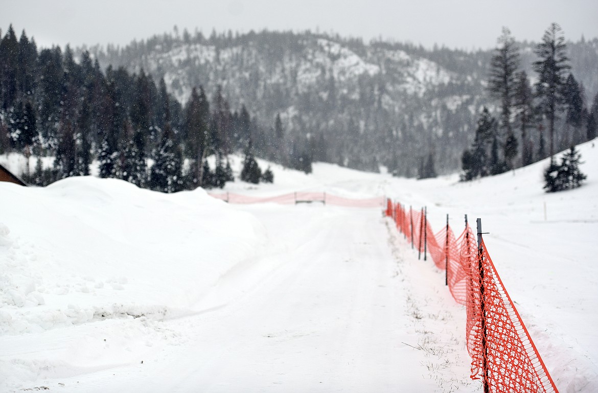 Site of the Flathead Lake 2016 Skijoring Championships at the Lakeside Club.(Brenda Ahearn/Daily Inter Lake)