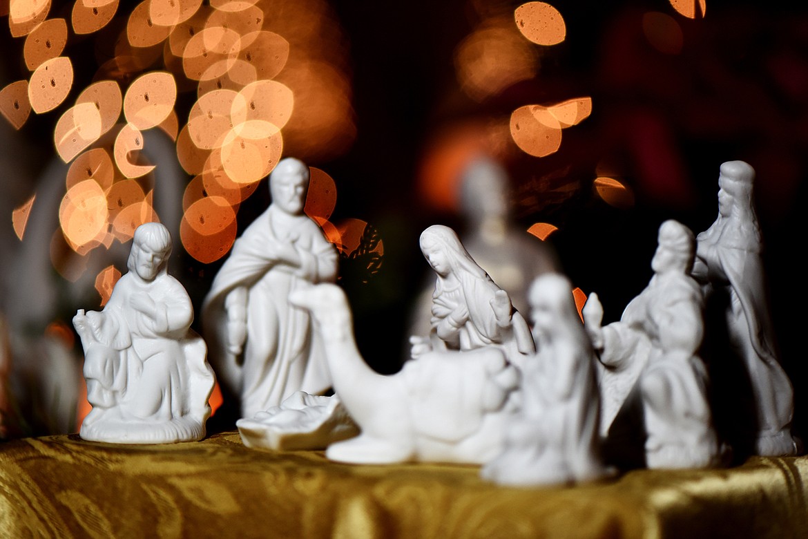The hundreds of Nativity sets on display represent the work of artists from around the world. They&#146;re offered for display by residents from the greater Flathead Valley area, as far south as Paradise and as far north as Eureka. Some cr&egrave;che collectors share their collections for the event.

(Brenda Ahearn/Daily Inter Lake)
