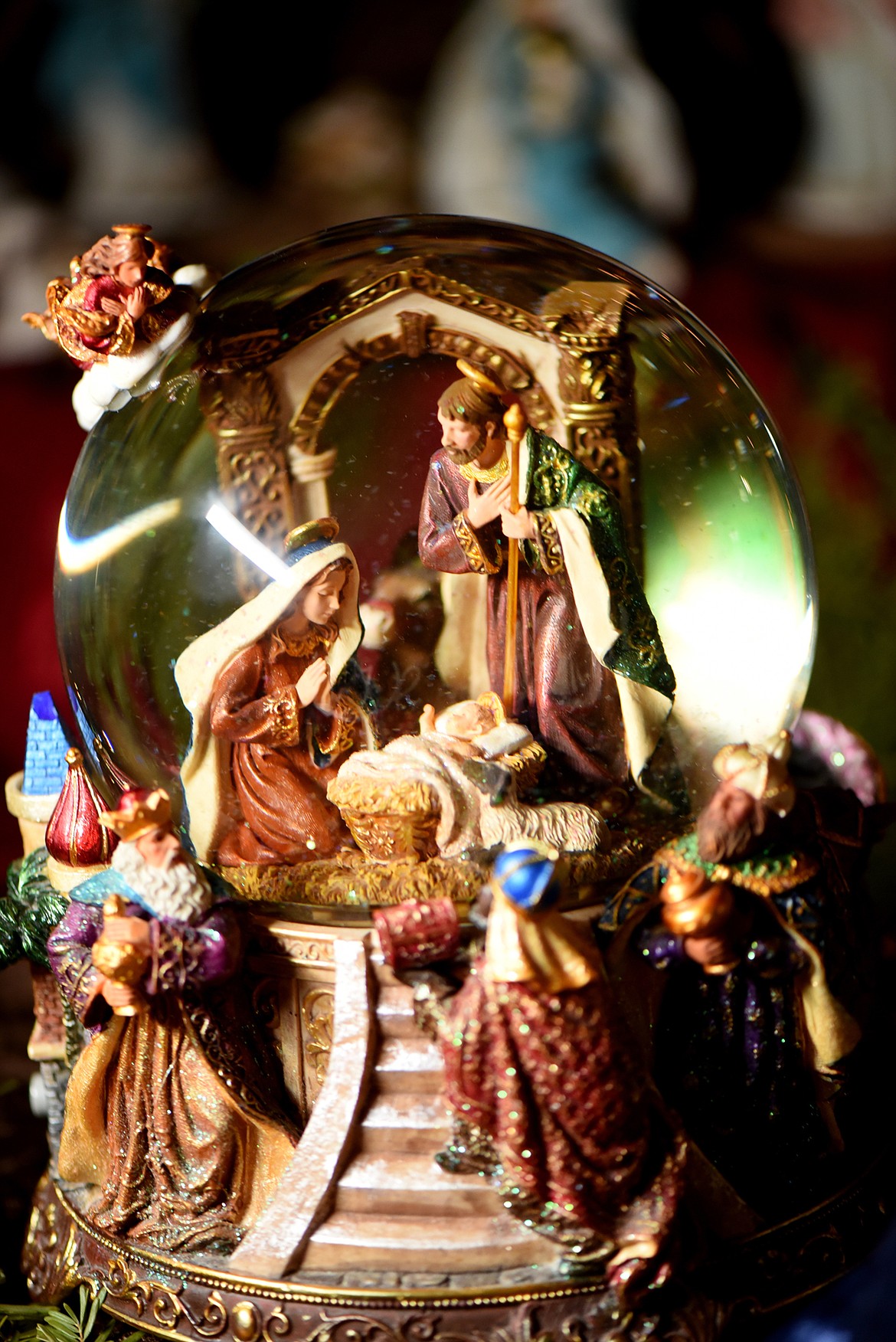 The hundreds of Nativity sets on display represent the work of artists from around the world. Theyre offered for display by residents from the greater Flathead Valley area, as far south as Paradise and as far north as Eureka. Some cr&egrave;che collectors share their collections for the event.

(Brenda Ahearn/Daily Inter Lake)