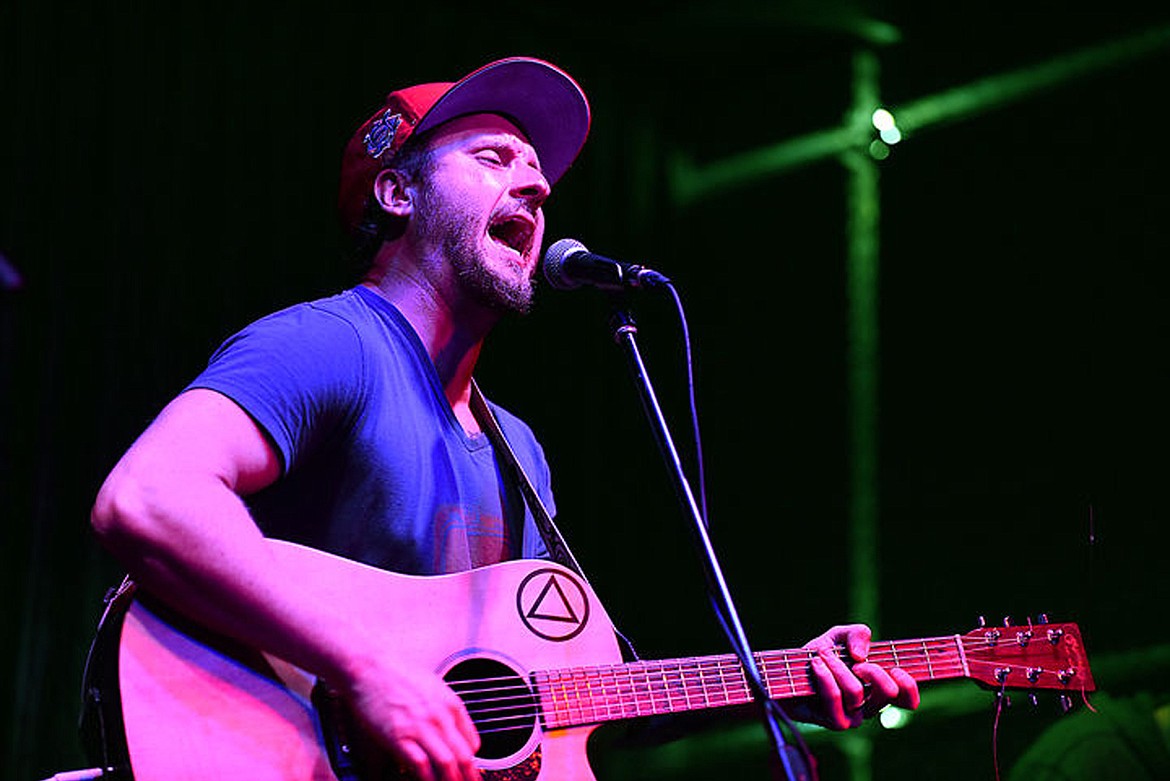 BRENT JAMESON, lead vocalist, performs with Jameson and the Sordid Seeds at Casey’s
Bar and Grill in Whitefish in April 2015.
(Daily Inter Lake, file)