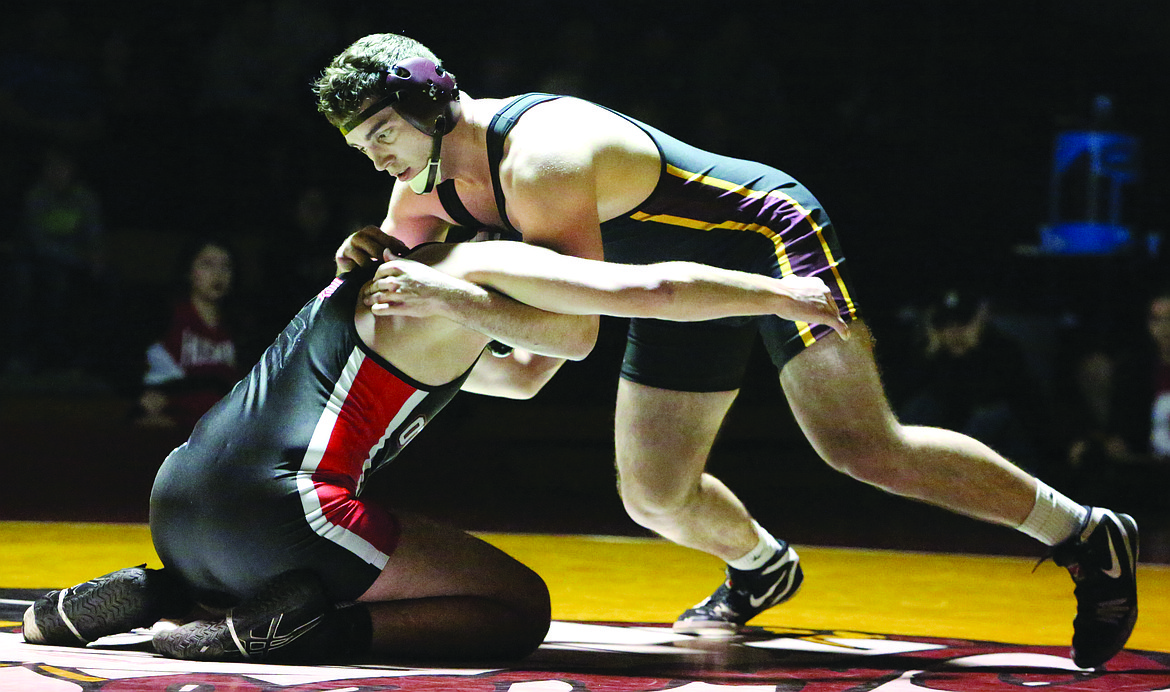 Connor Vanderweyst/Columbia Basin Herald
Action from Moses Lake and Othello's dual on Thursday at Moses Lake High School.