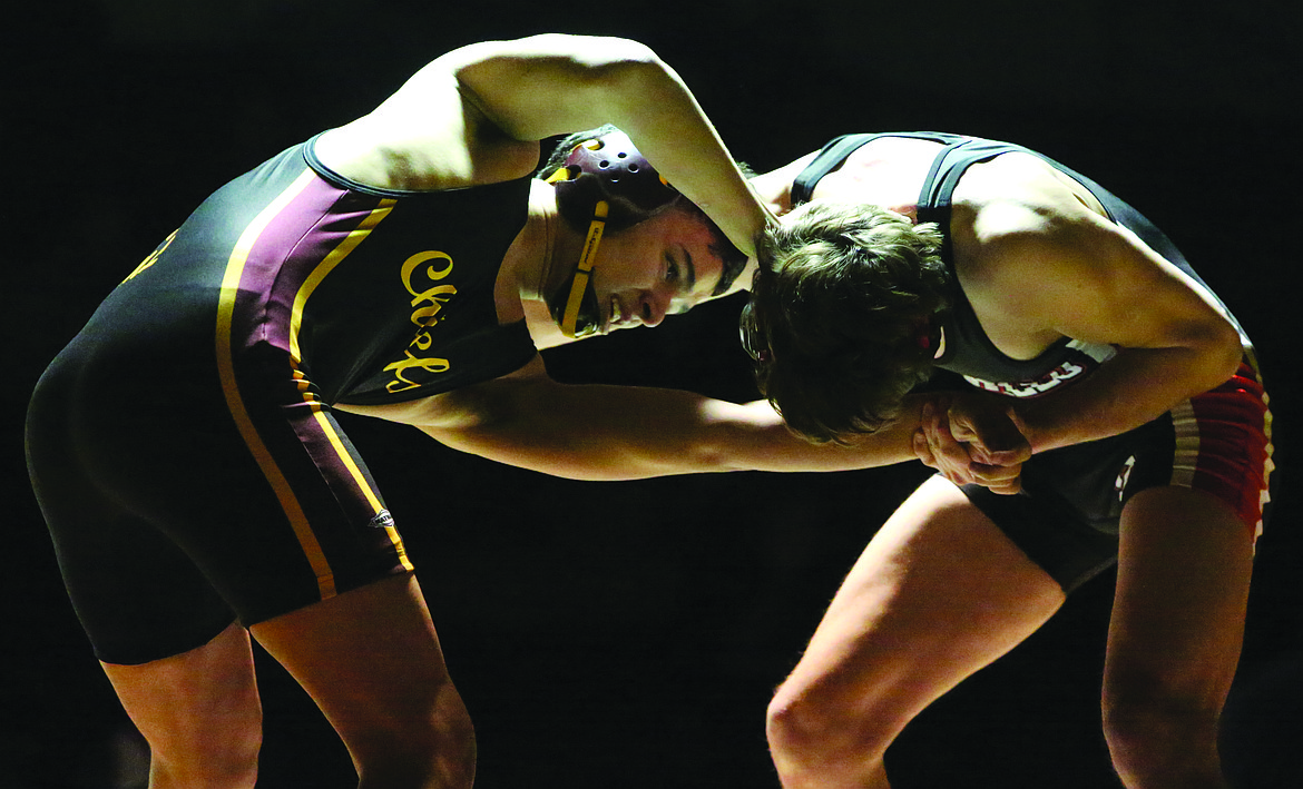 Connor Vanderweyst/Columbia Basin Herald
Action from Moses Lake and Othello's dual on Thursday at Moses Lake High School.