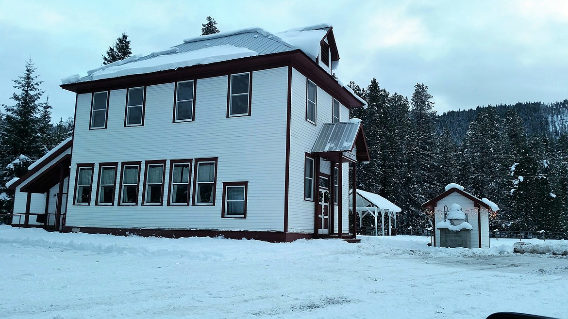 The Old DeBorgia School House is located 15 miles west of St. Regis, built in 1908, it is now the town&#146;s community center. (Photo courtesy of The DeBorgia Historic School House Foundation)