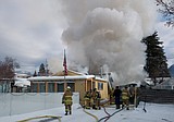 Fire damages Columbia Falls home, garage