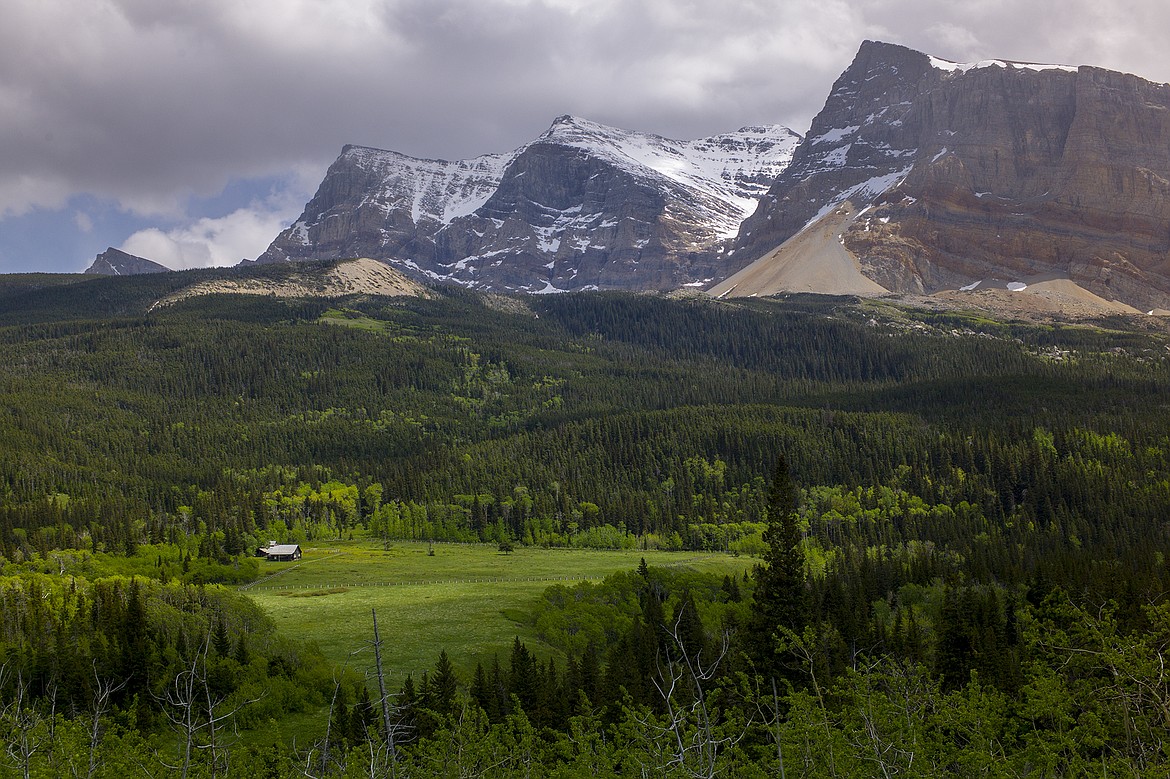 The Belly River Ranger Station in Glacier National Park.