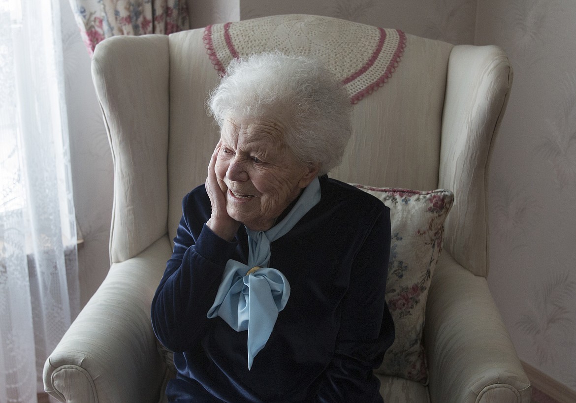 BETHANY BLITZ/PressMarta Schick, 96, lives by herself in Coeur d&#146;Alene, though her son does live nearby. She joined the Senior Companion Program with the Panhandle Health District so she would have some company. Now, her companion is her best friend.