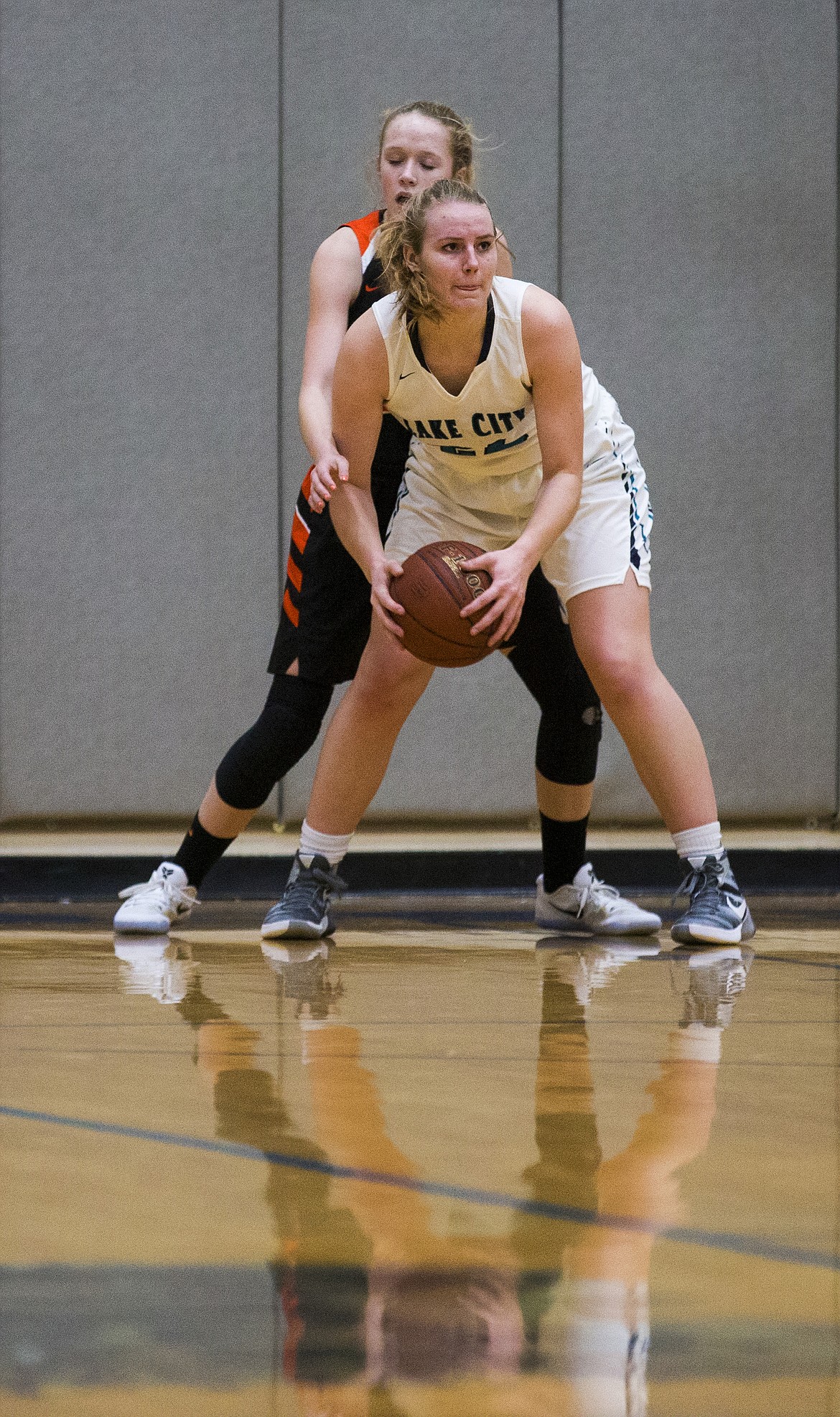 LOREN BENOIT/Press

Lake City&#146;s Capriel Halliday maneuvers around a Post Falls defender during Thursday&#146;s game at Lake City High School.