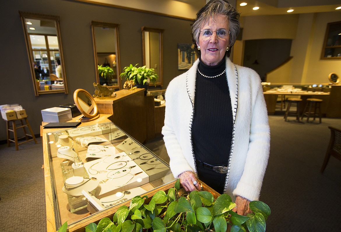 LOREN BENOIT/Press
Sandi Bloem served for 12 years in the longest tenure for a mayor in Coeur d&#146;Alene&#146;s history. She is photographed Tuesday, inside Johannes &amp; Co. Jewelers on Sherman in downtown Coeur d&#146;Alene.