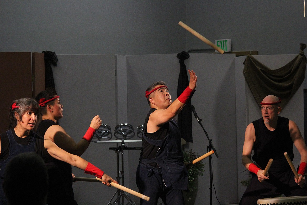 FUBUKI DAIKO displayed athletic skills in October in  front of an estimated 180 audience members in Paradise.