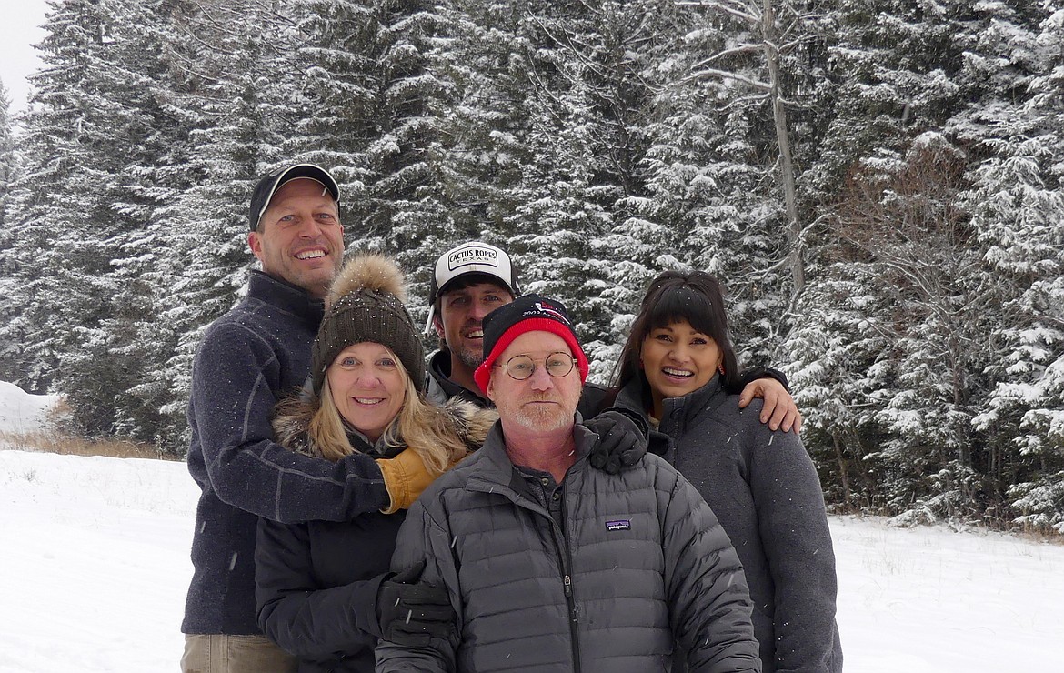 From left: developers Darryl Slattengren and Gail Goodwin, builder Gabe Thomas, architect Keith Beck and Nicky Thomas. (Photo courtesy of Gail Goodwin)