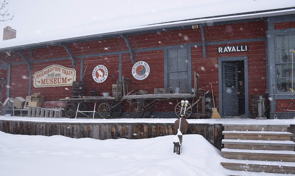 THE HISTORIC Ravalli Railroad Depot, relocated to it&#146;s present location by Preston Miller, was once again filled with the sights and sounds of trains on Sunday.