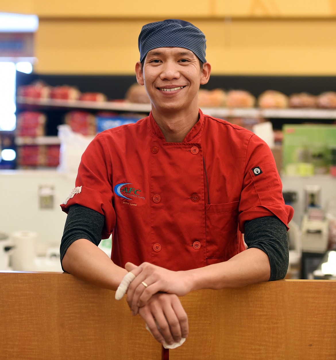 Nay Myo Thu Swe opened his popular sushi kiosk at Smith&#146;s in Kalispell in August 2015 and has created a loyal clientele for his handcrafted food. (Brenda Ahearn photos/Flathead Journal)