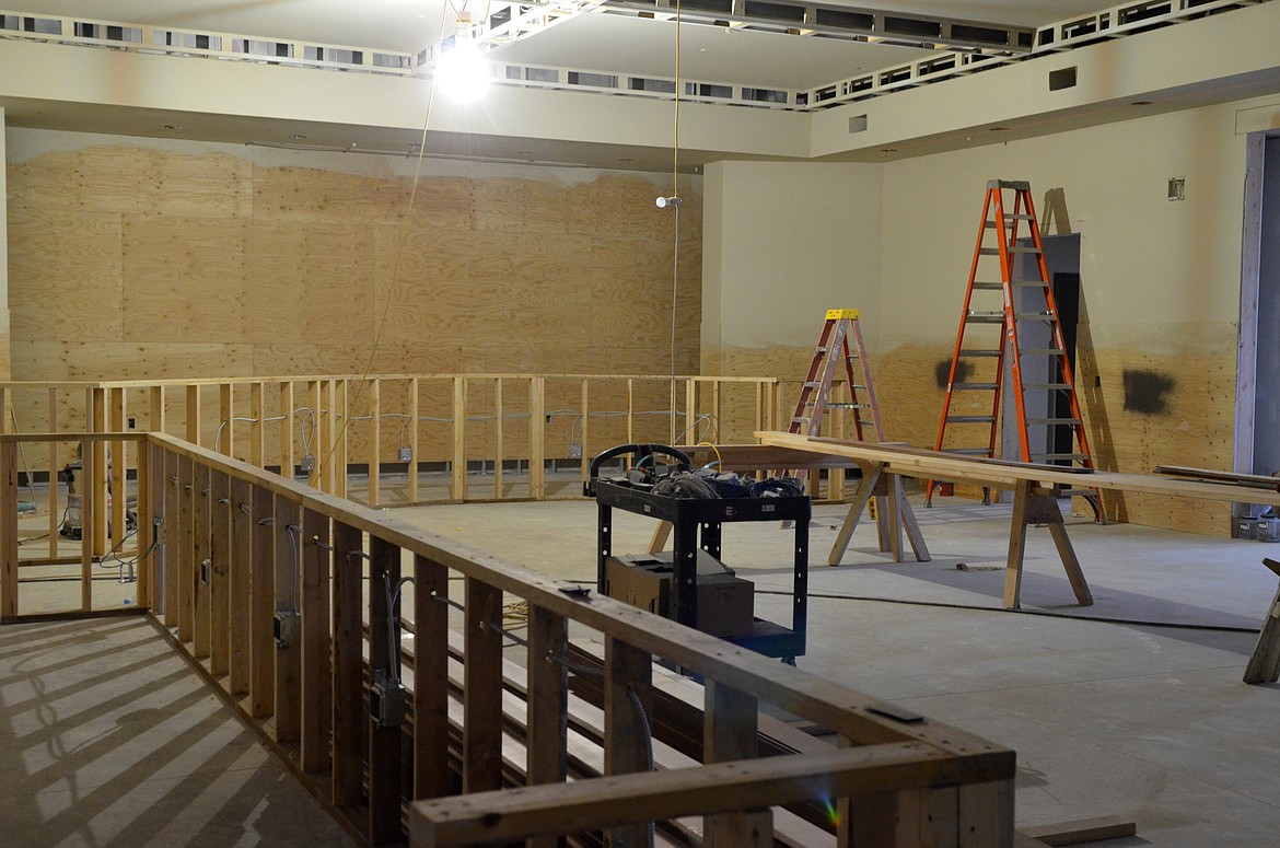 City Council Chambers are located on the second floor of the new City Hall. (Heidi Desch / Whitefish Pilot)