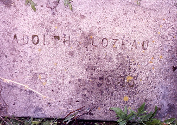 Adolph Lozeau is famous for &#147;spilling the beans&#148; about the discovery of gold up Cedar Creek near Superior. He was later buried near Moise, Montana. (Photo by Jim Funke).