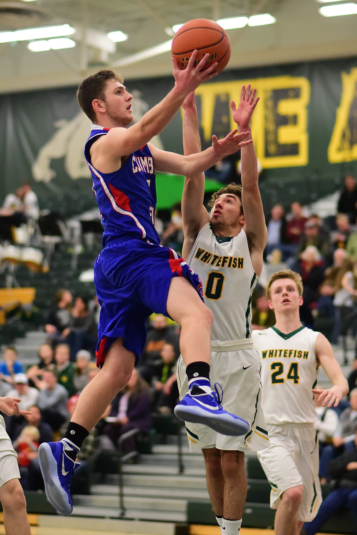 Austin Green goes up for a shot.