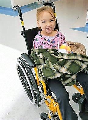 Zaylee is a 6-year-old St. Regis girl who is fighting leukemia. Fundraisers and community support are helping her and her family get through this trying time. (Photo courtesy of Lilah Weston)