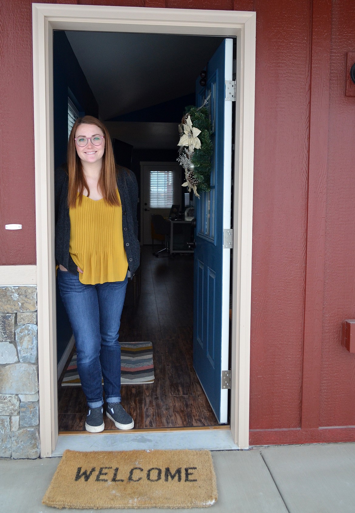 Talia Heck, 23, rents her guest room to travelers on Airbnb. It&#146;s a welcome new income source, while working part-time and taking online classes. (Seaborn Larson/Daily Inter Lake)