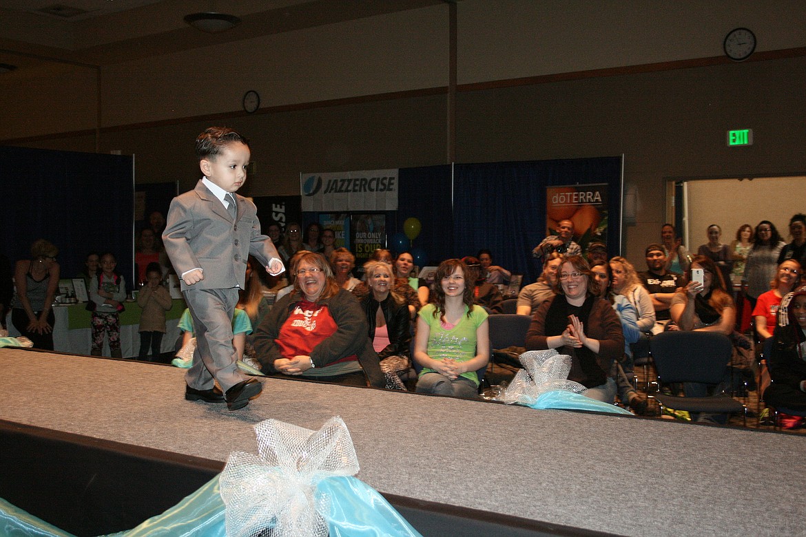 Cheryl Schweizer/Columbia Basin Herald
A style show of special occasion and wedding dress, and formal attire for escorts, grooms and ring bearers was the finale of last year&#146;s Women&#146;s Expo and Bridal Showcase.