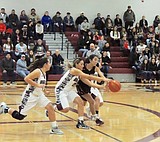 Wahluke girls basketball split weekend games