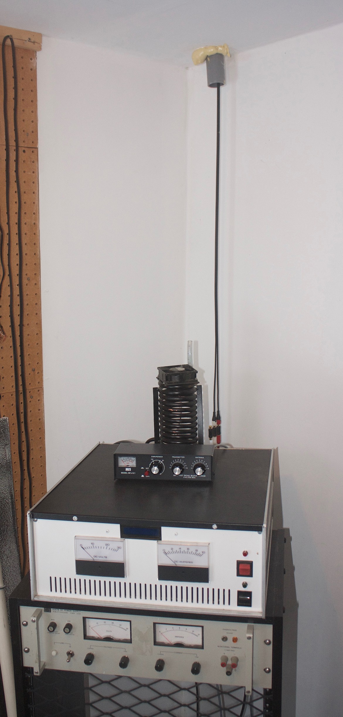 The transmitter for KWHP-LP. (Douglas Wilks photos/Clark Fork Valley Press)