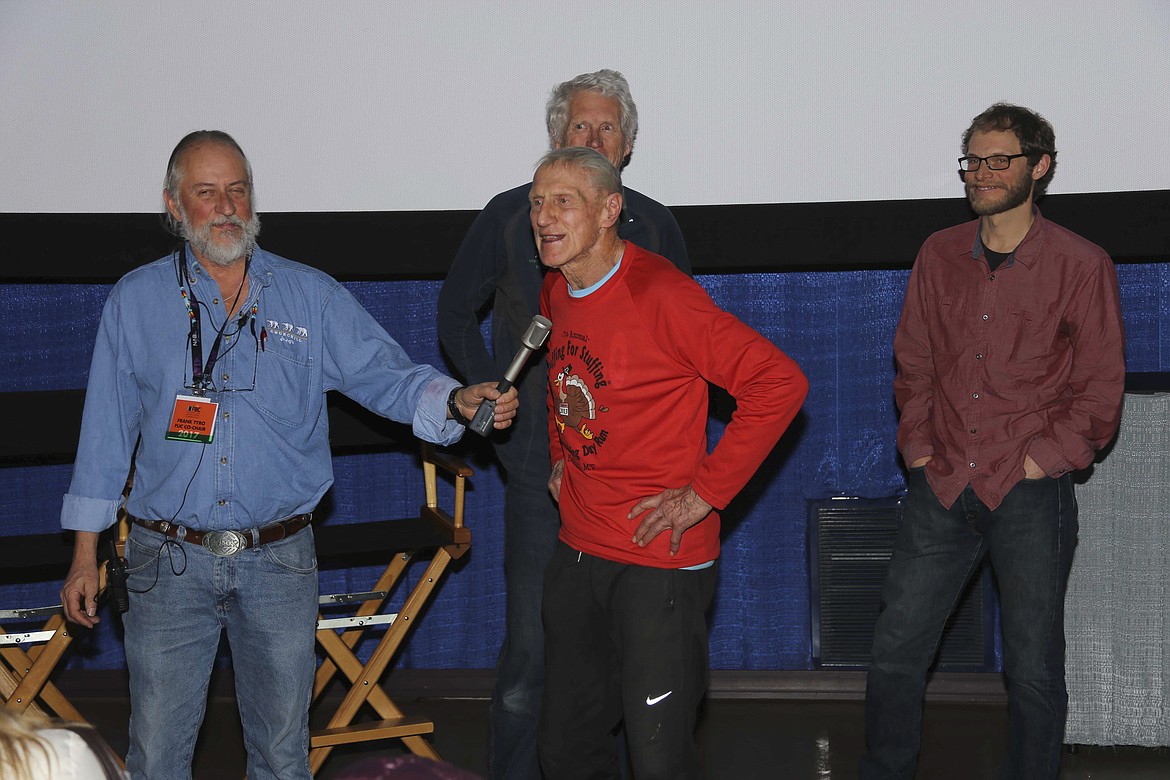 One of the highlights of the festival was the screening of &#147;The Hard Way,&#148; a documentary short about 89-year-old Montana ultra runner Bob Hayes. (Photo courtesy of Steve Pickel)