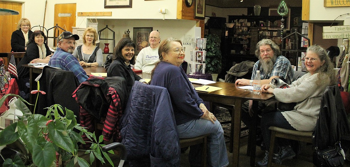 The Mineral County Chamber of Commerce relocated to 180 River Street, inside Jackie&#146;s Flower Shop. Members held their first meeting in the new location on Thursday, Jan. 19. (Kathleen Woodford/Mineral Independent).