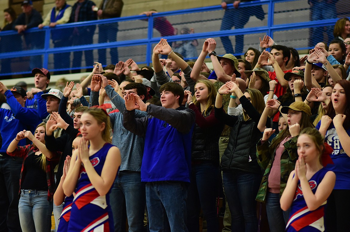 The crowd blesses a free throw.