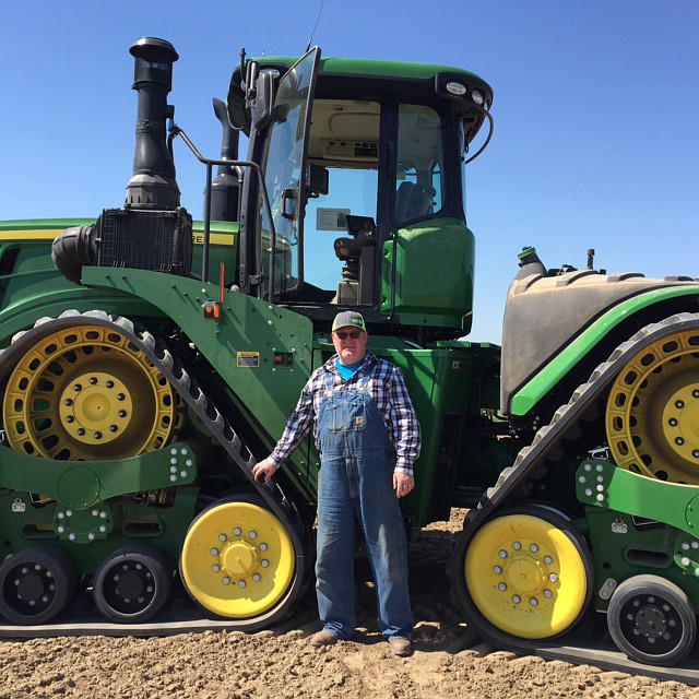 Ted Escobar/The Sun Tribune 
Kevin Lyle works with tractors, machinery and tools his grandfather couldn&#146;t have imagined when he started the Lyle Farm. He worked with real horse power in the beginning.