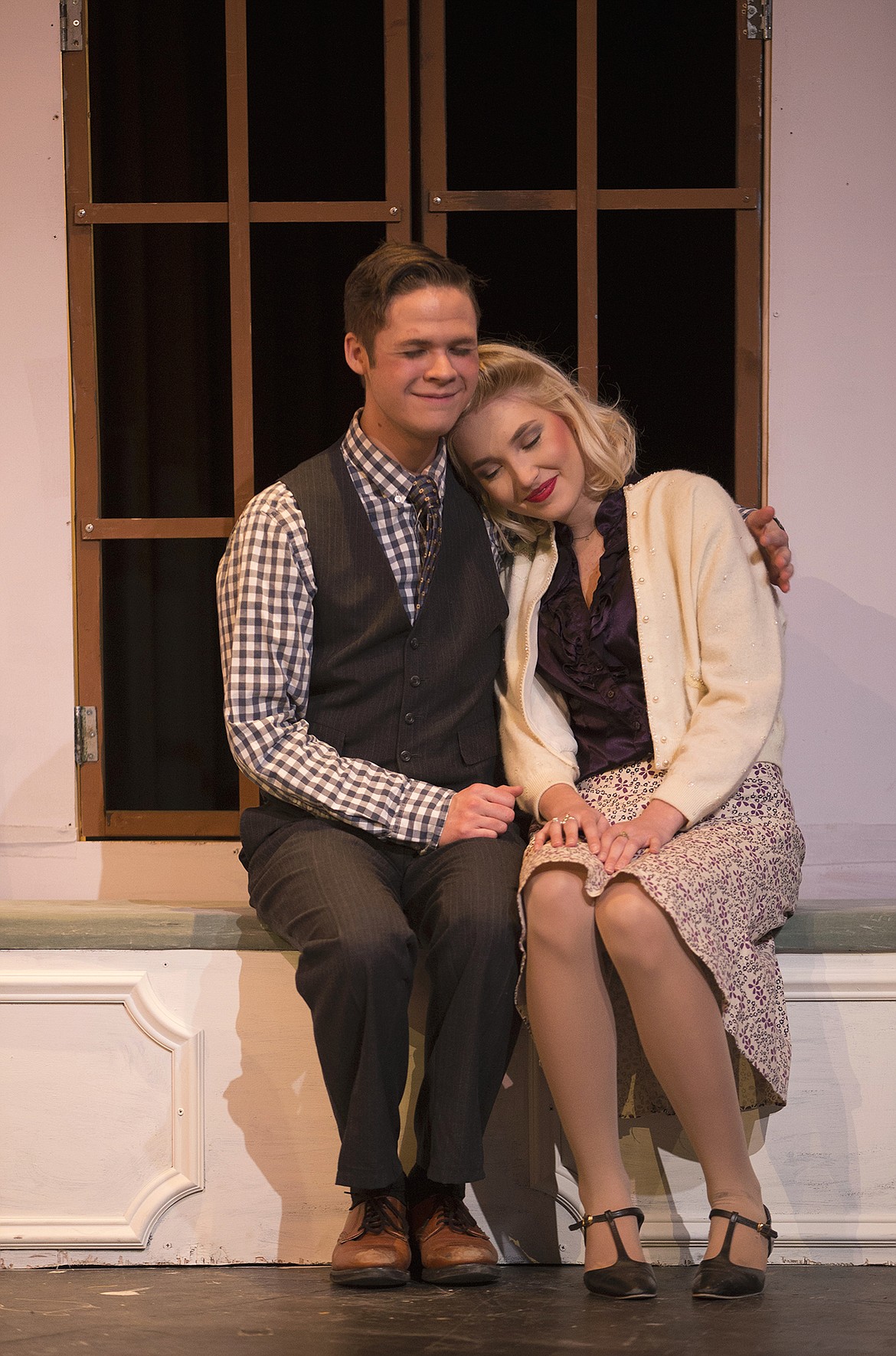 LISA JAMES/ PressStudents from Lake City High School run through their final dress rehearsal on Wednesday night of their production of  "Arsenic and Old Lace" by Joseph Kesselring. The production opened on February 2 and runs February 2-4, and 9-11, at 7 pm.