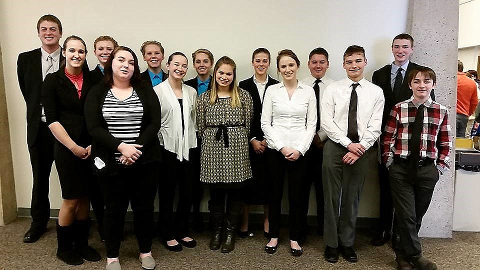 St. Regis School BPA members who competed for Regionals in Missoula in January. (Photo courtesy of St. Regis School).