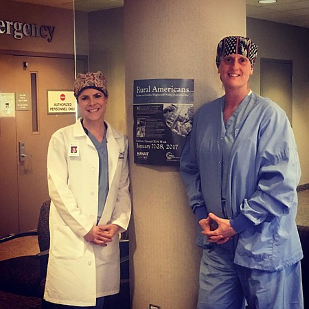 Courtesy Photo - Left to right: Dr. Melissa Hudson, DNP, MSNA, CRNA, ARNP; Stephanie Lounsburgy-Griffin, CRNA, MN, ARNP