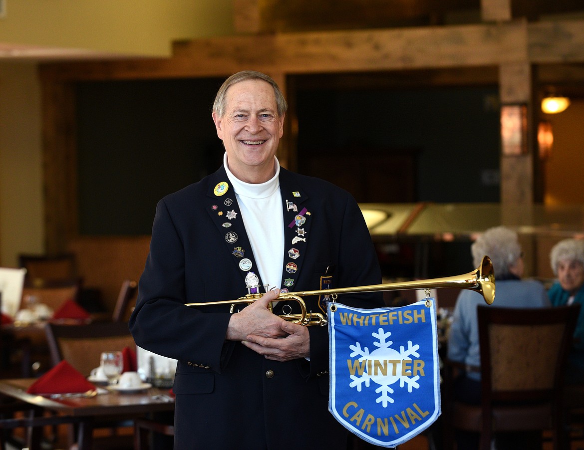 DANA SCRANTON is celebrating his fifth year as Herald the Hark for the Whitefish Winter Carnival. (Aaric Bryan photos/This Week in the Flathead)