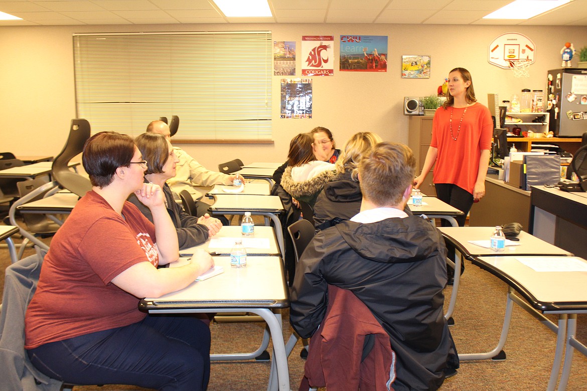 Cheryl Schweizer/Columbia Basin Herald - The future of Othello schools was the topic of discussion at a community meeting Monday.