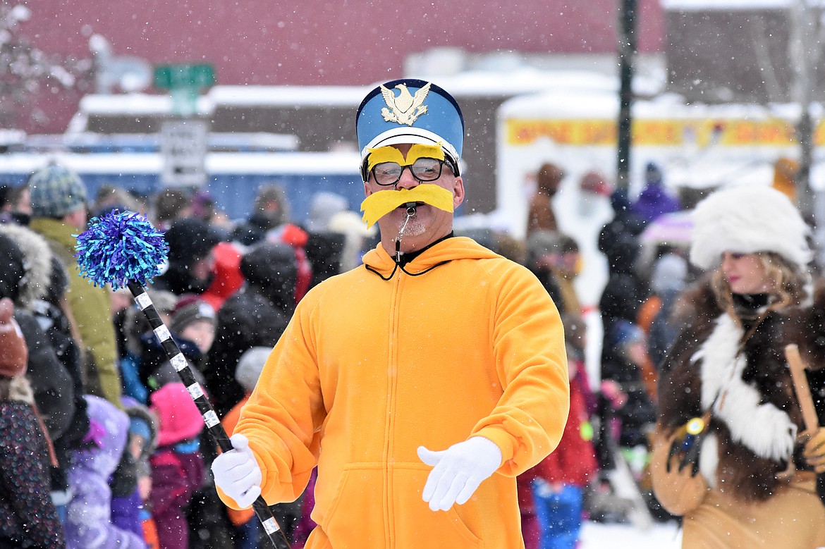 Hundreds lined Central Avenue Saturday for the 58th annual Whitefish Winter Carnival Grand Parade. This year&#146;s theme was &#147;One Fish, Two Fish, Whitefish&#148; a nod to the many colorful Dr. Seuss children books. (Heidi Desch/Whitefish Pilot)