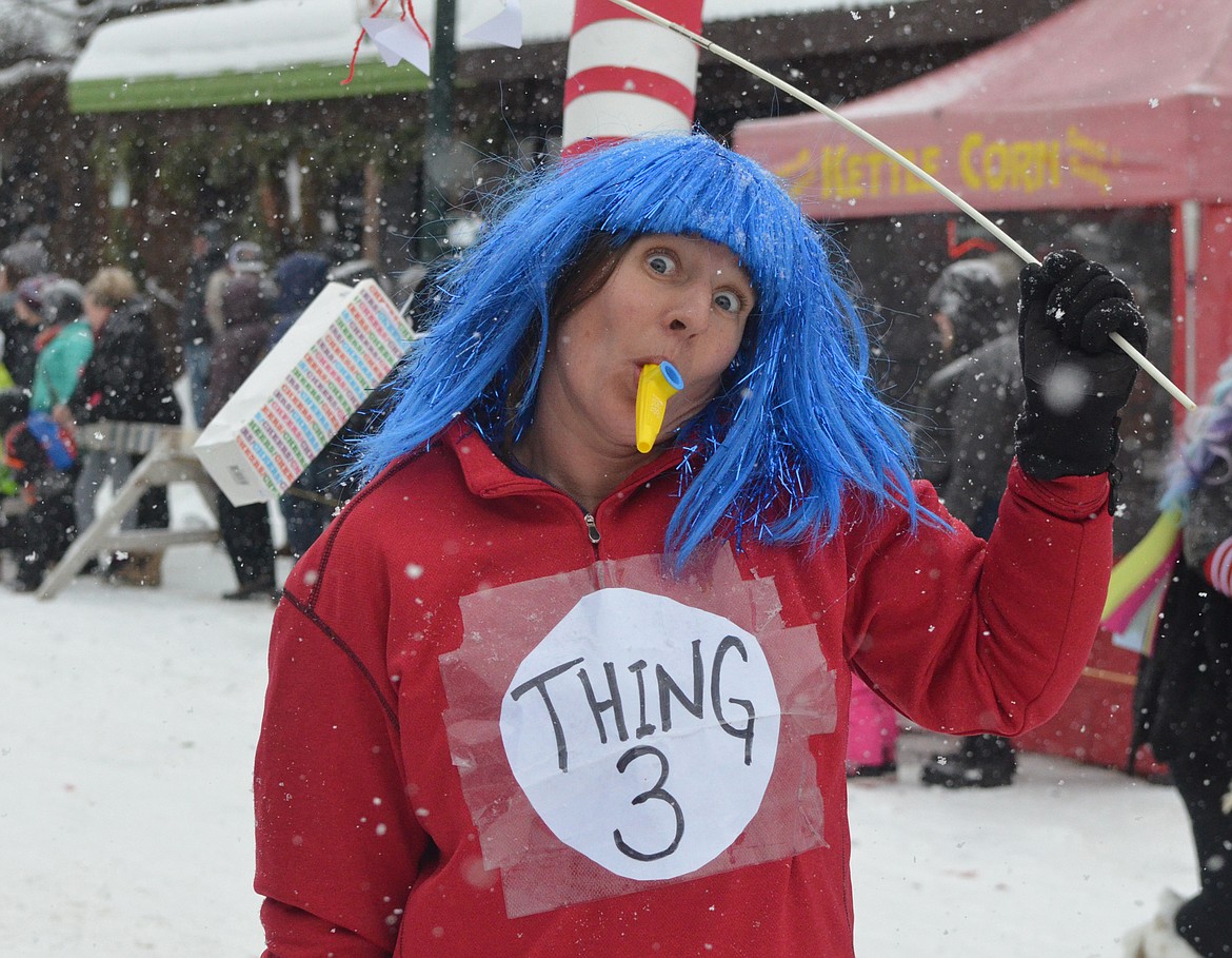 Hundreds lined Central Avenue Saturday for the 58th annual Whitefish Winter Carnival Grand Parade. This year&#146;s theme was &#147;One Fish, Two Fish, Whitefish&#148; a nod to the many colorful Dr. Seuss children books. (Heidi Desch/Whitefish Pilot)