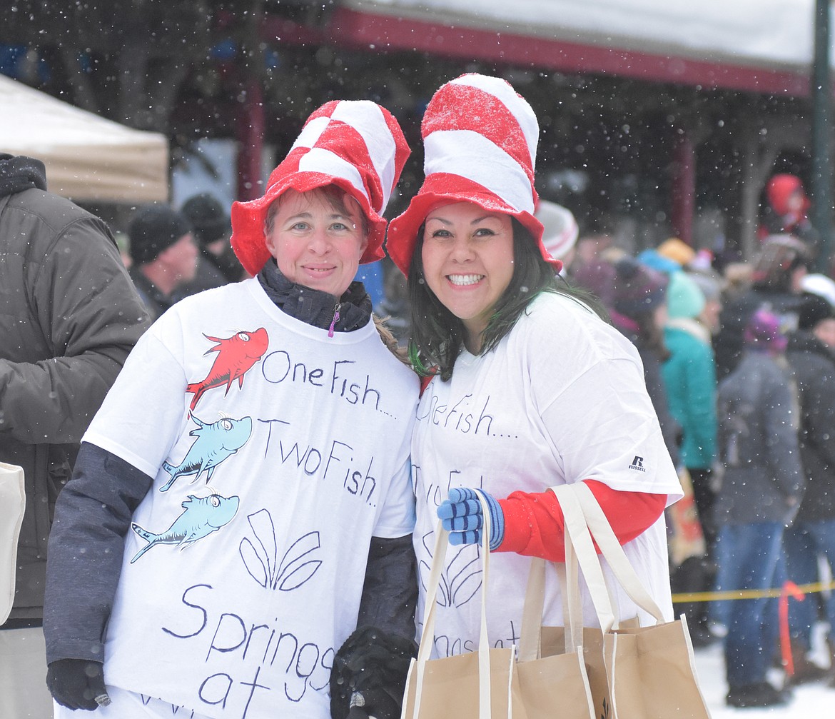 Hundreds lined Central Avenue Saturday for the 58th annual Whitefish Winter Carnival Grand Parade. This year&#146;s theme was &#147;One Fish, Two Fish, Whitefish&#148; a nod to the many colorful Dr. Seuss children books. (Heidi Desch/Whitefish Pilot)